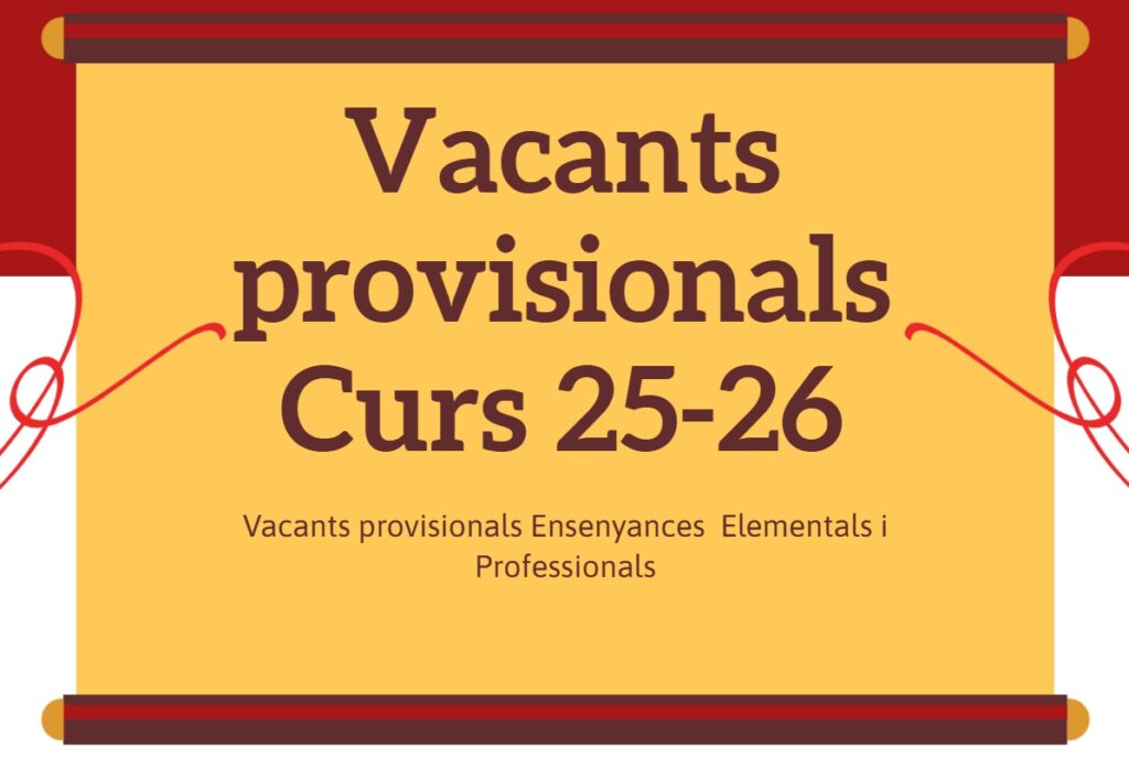 VACANTS 25-26